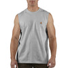 Carhartt Men's Heather Grey Workwear Pocket Sleeveless T-Shirt