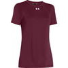 under-armour-women-burgundy-ss-tee