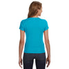 Anvil Women's Caribbean Blue Scoop T-Shirt