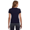 Anvil Women's Navy Scoop T-Shirt