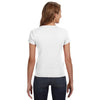 Anvil Women's White Scoop T-Shirt