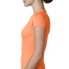 Next Level Women's Neon Heather Orange Perfect Tee