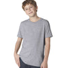 Next Level Boy's Heather Gray Premium Short-Sleeve Crew Tee