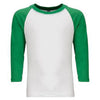 3352-next-level-green-raglan-tee