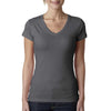 Next Level Women's Dark Gray Sporty V-Neck Tee