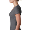 Next Level Women's Dark Gray Sporty V-Neck Tee