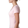 Next Level Women's Light Pink Sporty V-Neck Tee