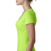 Next Level Women's Neon Green Sporty V-Neck Tee