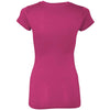 Next Level Women's Raspberry Sporty V-Neck Tee