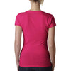 Next Level Women's Raspberry Sporty V-Neck Tee