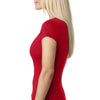 Next Level Women's Red Sporty V-Neck Tee