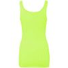 Next Level Women's Neon Yellow Jersey Tank Top
