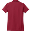 Nike Women's Red Dri-FIT S/S Pebble Texture Polo
