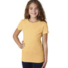 Next Level Girl's Banana Cream Princess CVC Tee