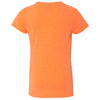 Next Level Girl's Neon Heather Orange Princess CVC Tee