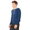 Bella + Canvas Unisex Digital Blue Full-Zip Hoodie