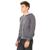 Bella + Canvas Unisex Digital Grey Full-Zip Hoodie