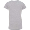 Next Level Girl's Heather Gray Adorable V-Neck Tee