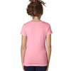 Next Level Girl's Light Pink Adorable V-Neck Tee