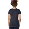 Next Level Girl's Midnight Navy Adorable V-Neck Tee