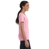 Anvil Women's Charity Pink Ringspun Sheer Featherweight T-Shirt
