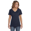 392a-anvil-women-navy-t-shirt
