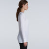 AS Colour Women's White Fine Long Sleeve Tee