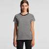 AS Colour Women's Black/White Maple Stripe Tee