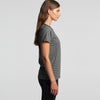 AS Colour Women's Grey Marle/Black Line Stripe Tee