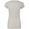 Next Level Women's Silver Poly/Cotton Short-Sleeve Tee