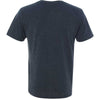 Next Level Men's Vintage Navy Triblend V Neck Tee