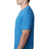 Next Level Men's Vintage Turquoise Triblend V Neck Tee