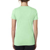 Next Level Women's Mint Poly/Cotton V Neck Tee