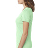 Next Level Women's Mint Poly/Cotton V Neck Tee