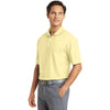 Nike Men's Tall Light Yellow Dri-FIT S/S Micro Pique Polo