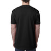 Next Level Men's Black Premium CVC V-Neck Tee