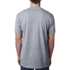 Next Level Men's Dark Heather Gray Premium CVC V-Neck Tee