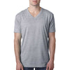 Next Level Men's Dark Heather Gray Premium CVC V-Neck Tee