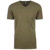6240-next-level-olive-v-neck-tee