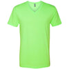 6240-next-level-neon-green-v-neck-tee