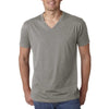 Next Level Men's Stone Gray Premium CVC V-Neck Tee