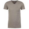 6240-next-level-grey-v-neck-tee