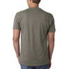 Next Level Men's Warm Gray Premium CVC V-Neck Tee