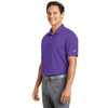 Nike Men's Court Purple Dri-FIT Short Sleeve Vertical Mesh Polo
