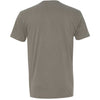 Next Level Men's Warm Gray Premium Fitted Sueded Crew