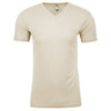 6440-next-level-beige-v-neck-tee