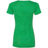 Next Level Women's Envy Burnout Deep V Tee