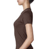 Next Level Women's Espresso CVC Crew Tee