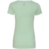 Next Level Women's Mint CVC Deep V Tee