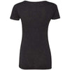 Next Level Women Vintage Black Triblend Scoop Tee